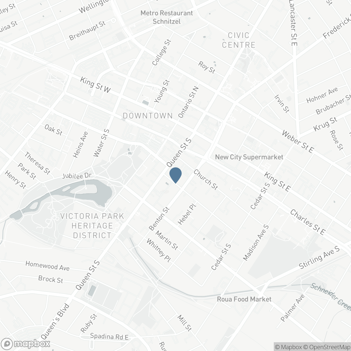 20 ST. GEORGE Street Unit# 404, Kitchener, Ontario N2G 2S7